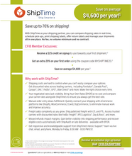 Charger l'image dans la galerie, CFIB SHIPTIME HANDOUT / ENCART SHIPTIME FCEI
