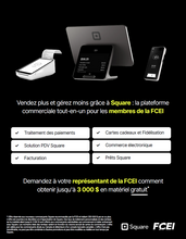 Charger l'image dans la galerie, Encart Square-FCEI
